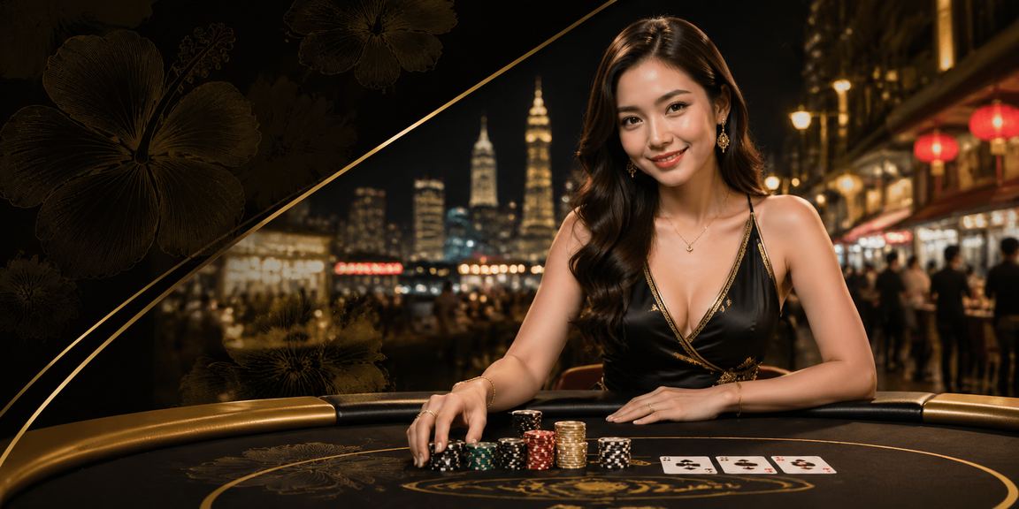 Suasana permainan poker meja langsung di mko88 Kuala Lumpur